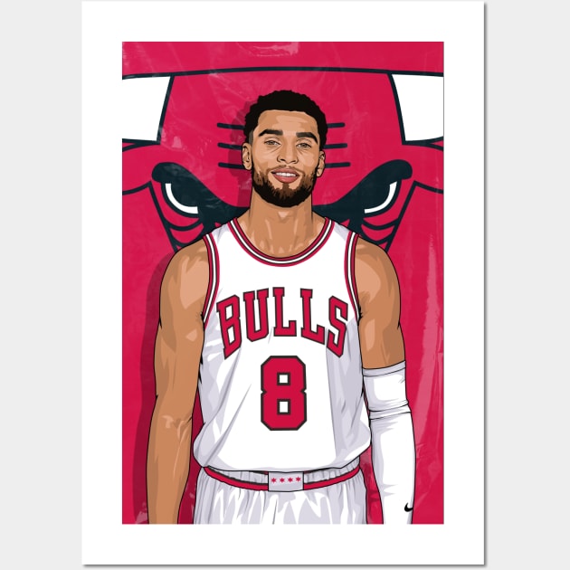 Zach Lavine Wall Art by origin illustrations